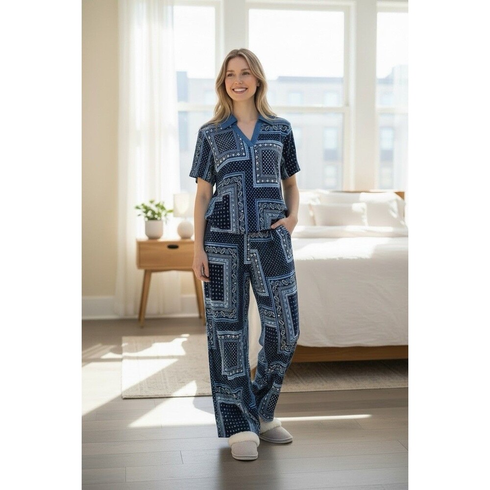 Cuddle Duds NEW! womens pajamas lot of 2 sets long sleeve short sleeve Medium